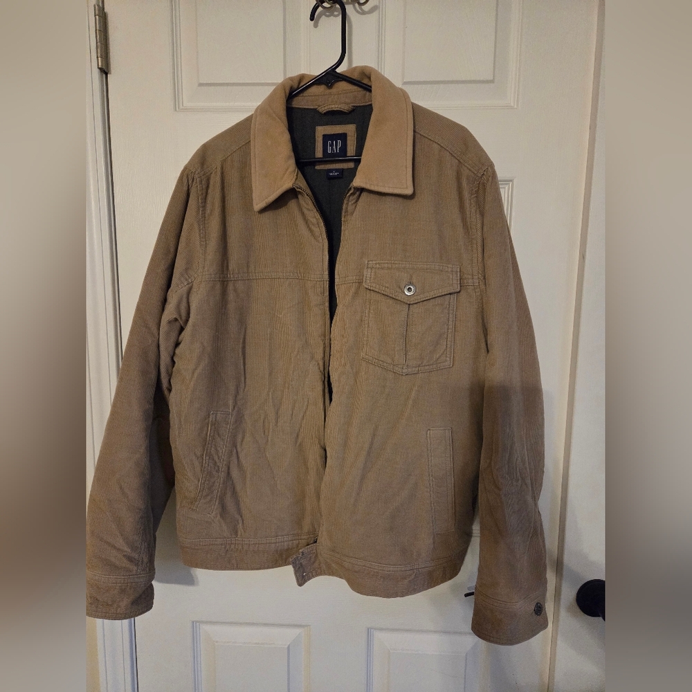 GAP Men's Tan Cordaroy Jacket
